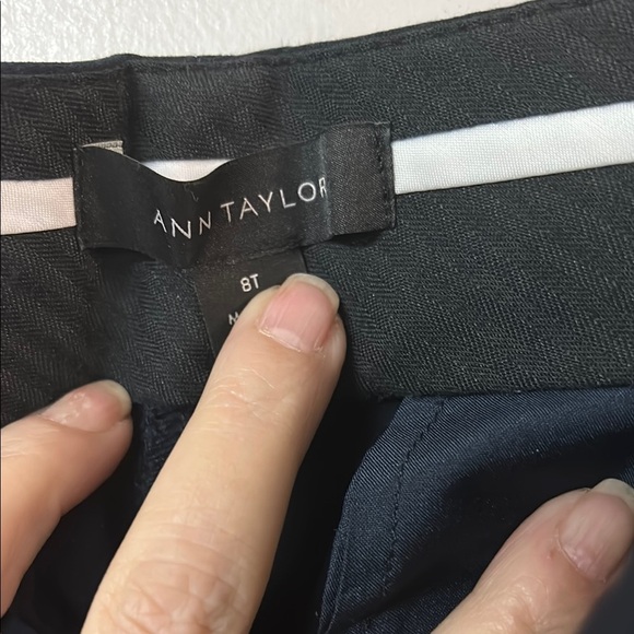 Ann Taylor Black Trousers with Straight Leg Design - Picture 3 of 5